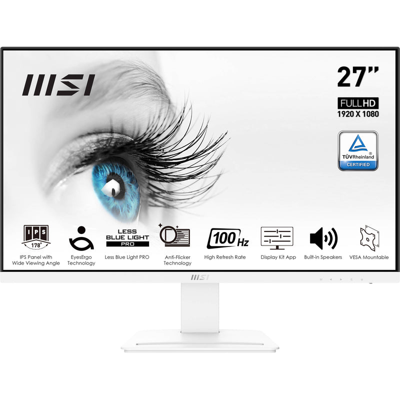 MSI 27" PRO MP273AW Monitor (Matte White)