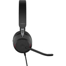 Jabra Evolve2 40 SE Stereo Wired On-Ear Headset (Microsoft Teams, USB-C, Black)