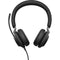 Jabra Evolve2 40 SE Stereo Wired On-Ear Headset (Unified Communications, USB-C, Black)