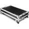 Odyssey Flight Zone Glide Style Flight Case with Wheels for RANE FOUR DJ Controller (Silver on Black)