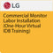 LG Commercial Monitor Labor Installation: 1-Hour Virtual IDB Training