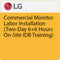 LG Commercial Monitor Labor Installation: 2-Day On-Site IDB Training