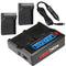 Hedbox RP-DC50 Digital LCD Dual Battery Charger Kit with RP-DBP975 Battery Plates