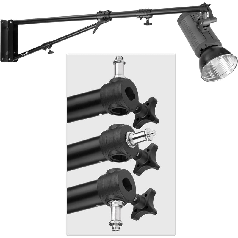 Impact 4' Heavy-Duty Wall-Mounted Boom Arm