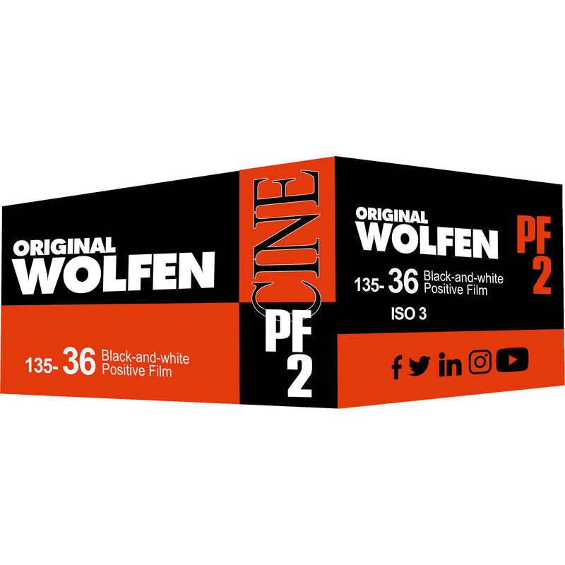 Wolfen PF2 Black and White Film (35mm Roll Film, 36 Exposures)
