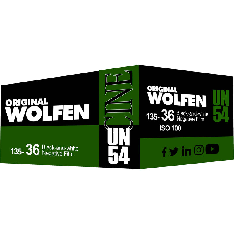 Wolfen UN54 Black and White Film (35mm Roll Film, 36 Exposures)