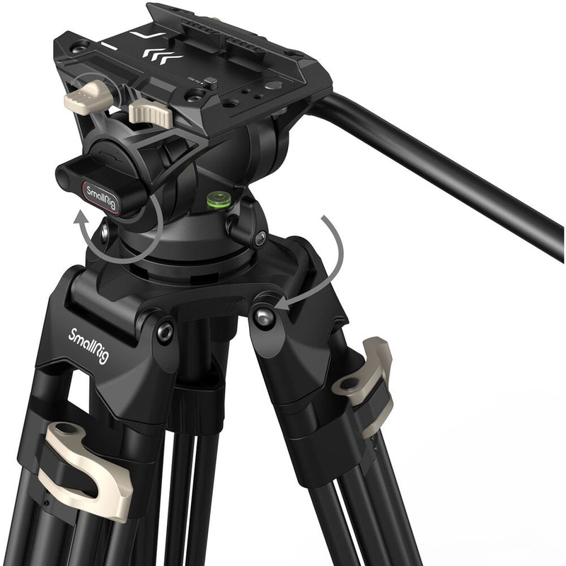 SmallRig AD-01 Heavy-Duty Tripod with Fluid Head