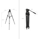 SmallRig AD-01 Heavy-Duty Tripod with Fluid Head