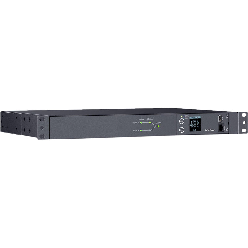 CyberPower PDU24005 Metered ATS PDU (20A, 200 to 240 VAC)