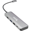 Plugable 4-in-1 100W USB-C Hub (Silver)