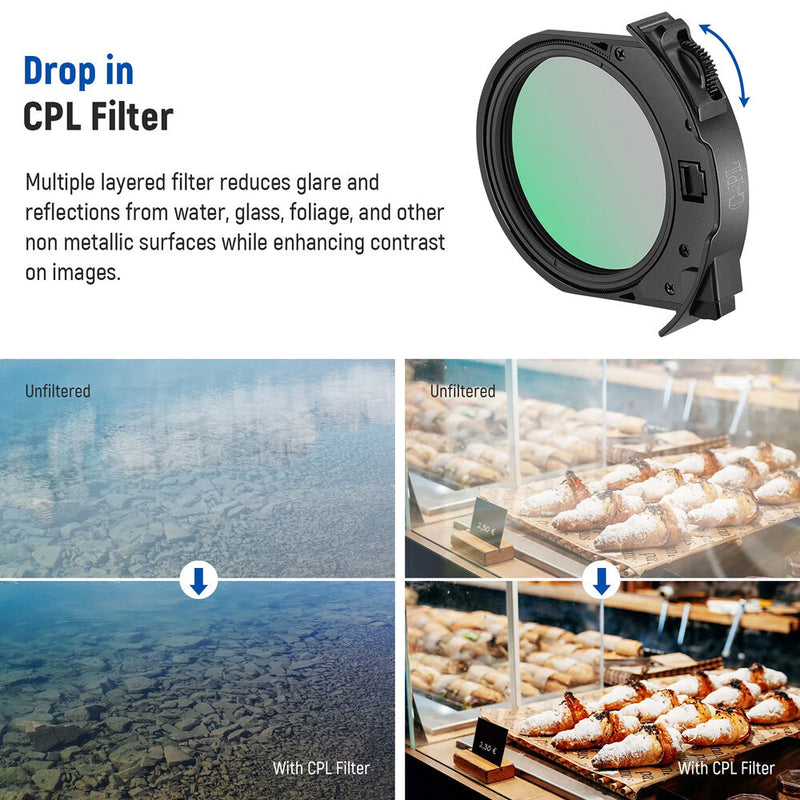 Neewer EF to EOS R Mount Adapter with CPL Filter
