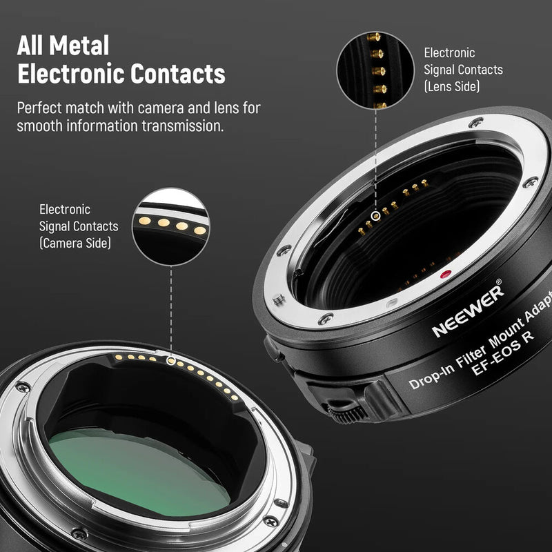 Neewer EF to EOS R Mount Adapter with CPL Filter