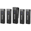 BOYA BY-W4 Ultracompact 4-Person Wireless Microphone System for Cameras and Smartphones (2.4 GHz)