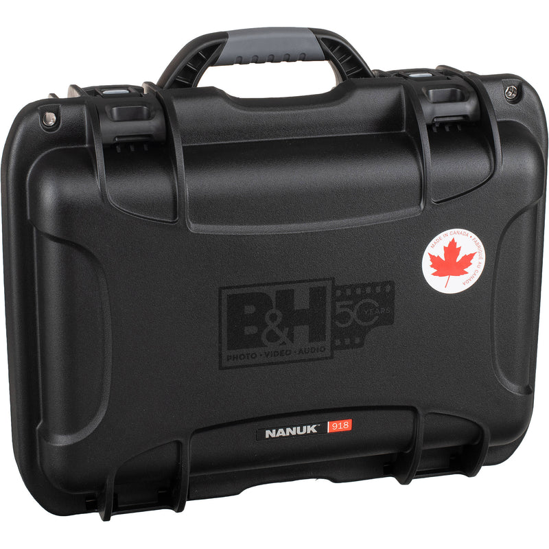 Nanuk 918 Case with Foam Insert for Set of Six Lenses (Black, Special 50th Anniversary Edition)