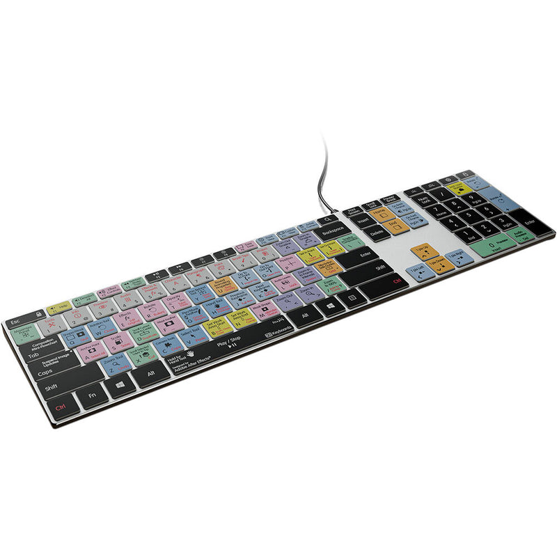 KB Covers After Effects Backlit Pro Aluminum Keyboard (Windows)