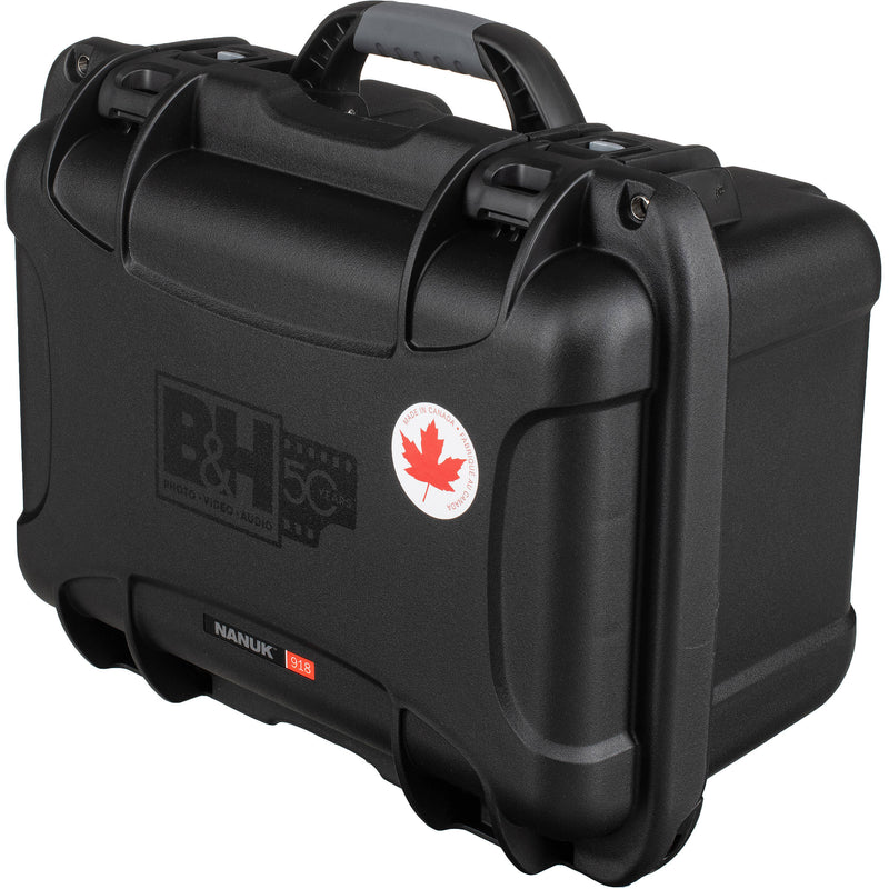 Nanuk 918 Case with Foam Insert for Set of Six Lenses (Black, Special 50th Anniversary Edition)