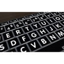 KB Covers Large Print Backlit Pro Aluminum Keyboard for Mac