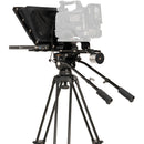 ikan Professional 17" SDI Teleprompter, Tripod, and Dolly Kit with Hard Travel Case