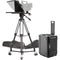 ikan Professional 17" HDMI Teleprompter, Tripod, and Dolly Kit with Hard Travel Case