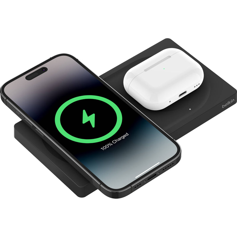 Belkin BoostCharge Pro 2-in-1 20W Wireless Charging Pad (Black)