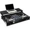 Odyssey I-Board Flight Case with Glide Style Laptop Platform and Wheels for Rane Four (All Black, 1 RU)