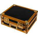 Odyssey Limited Edition Turntable Flight Case (Black & Gold)