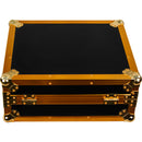 Odyssey Limited Edition Turntable Flight Case (Black & Gold)