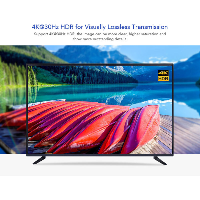 Translite Global TL-HS12 1 x 2 4K30 HDMI Splitter with Extender (230')