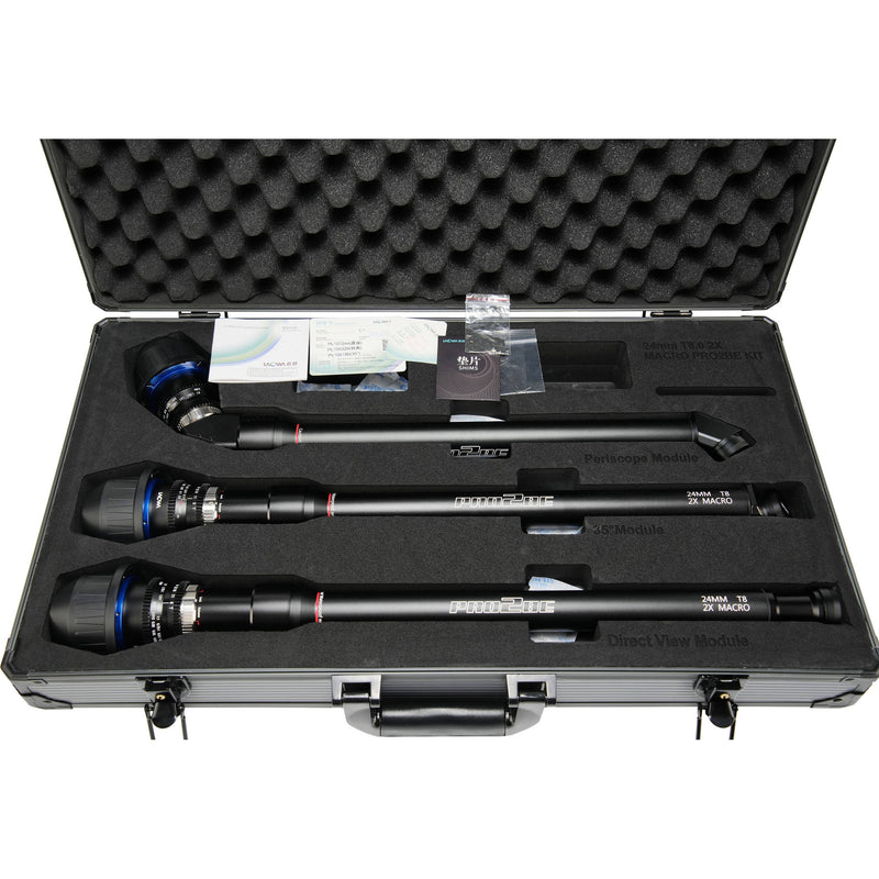 Venus Optics LAOWA Pro2be 24mm T8 2x Probe 3-Lens Set (Direct, 90&deg; Periscope & 35&deg;, ARRI PL)
