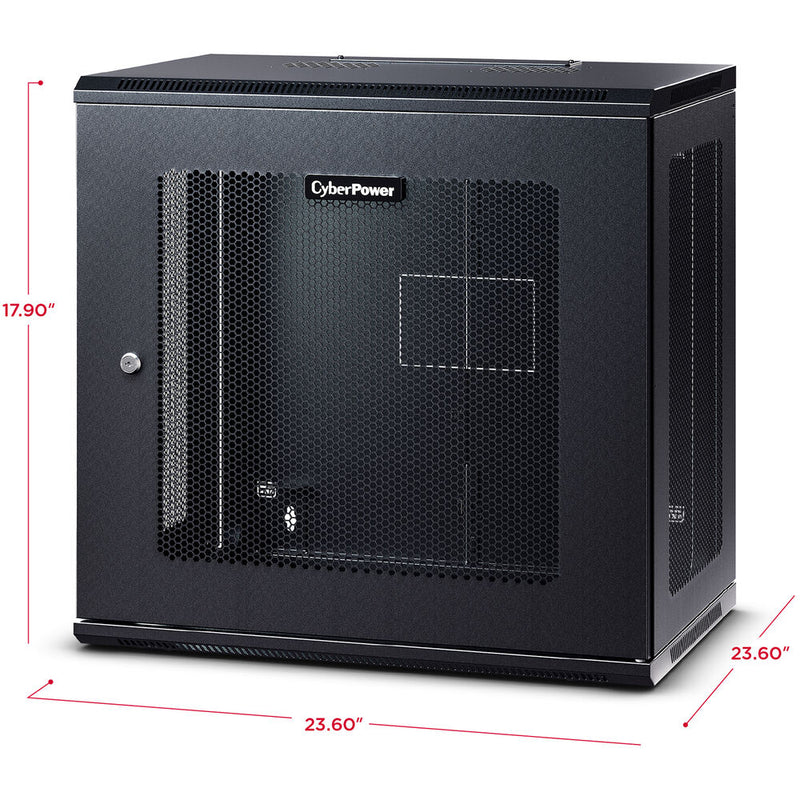 CyberPower Carbon Series Wall Mount Rack Enclosure (9 RU)