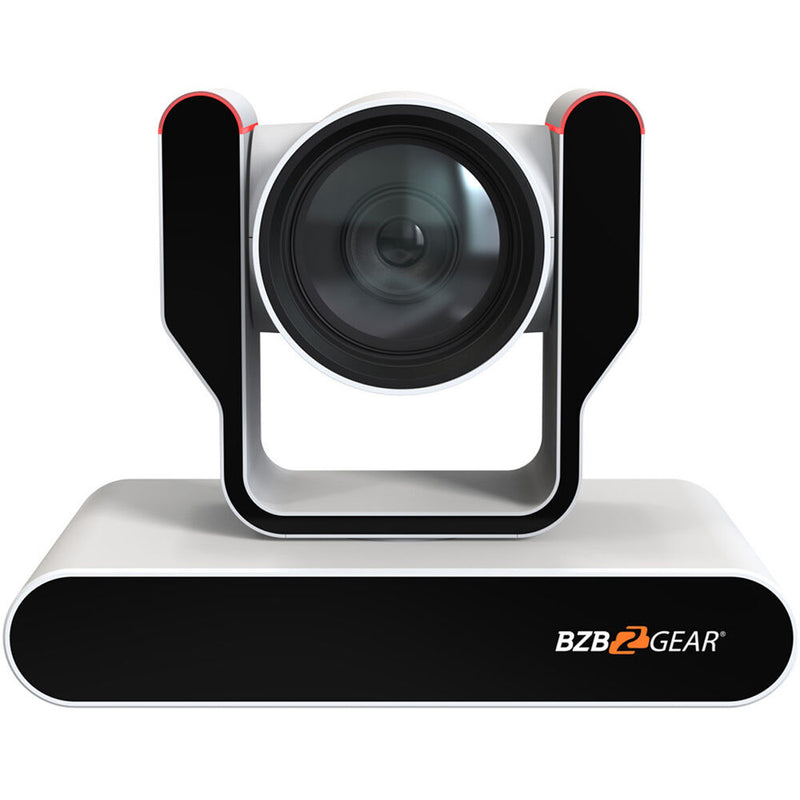 BZBGEAR Live Streaming HD PTZ Camera with Auto-Tracking, Tally & 12x Zoom (White)