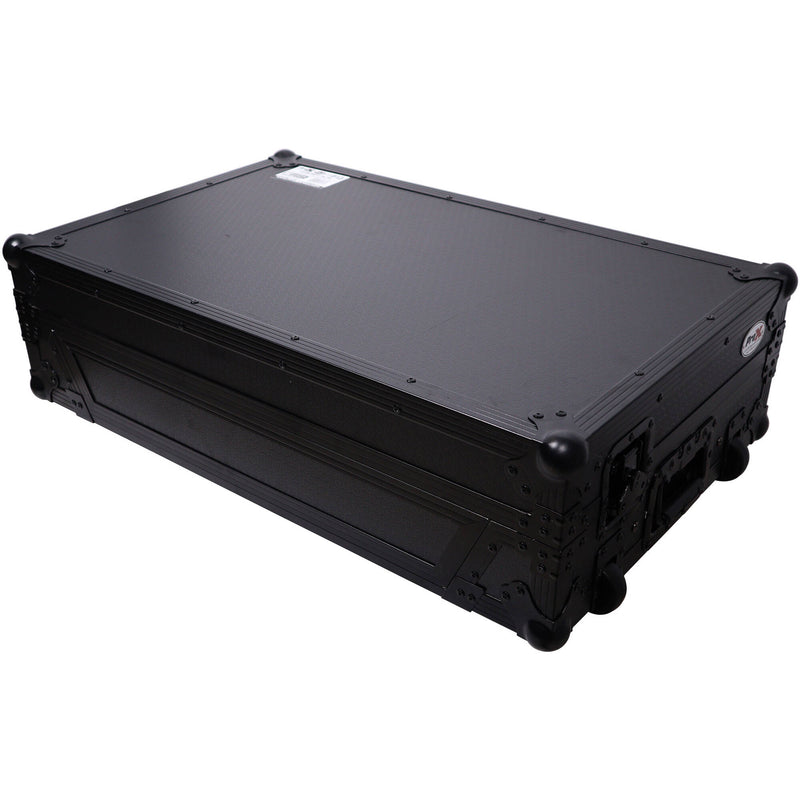 ProX ATA Flight Style Road Case for Pioneer DDJ-FLX10 DJ Controller with Laptop Shelf (All Black)