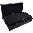 ProX ATA Flight Style Road Case for Pioneer DDJ-FLX10 DJ Controller with Laptop Shelf (All Black)