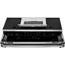Odyssey Glide-Style Flight Case with Wheels and Laptop Platform for Pioneer DDJ-Rev7 (Black with Silver Hardware)