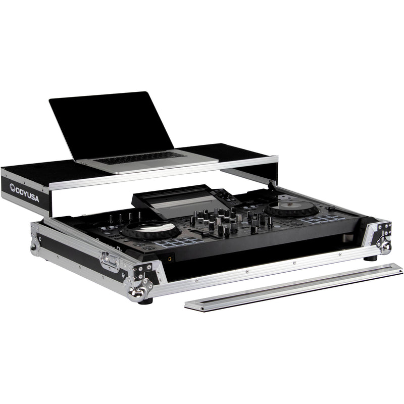 Odyssey Glide-Style Flight Case with Wheels for Pioneer XDJ-RX3 (Black / Silver)