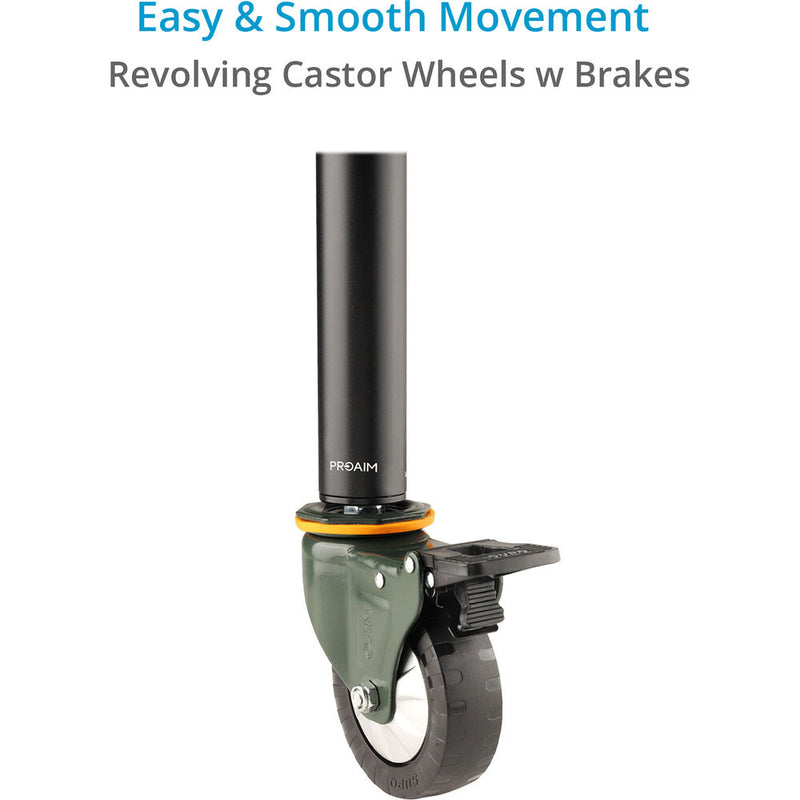 Proaim Rolling Legs for Flyking Camera Slider (4-Pack)