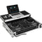 Odyssey DDJ-FLX10 Flight Case with Glide-Style Laptop Platform and Corner Wheels (Black/Silver)