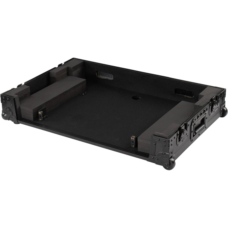 Odyssey Black Label DDJ-FLX10 Flight Case with Corner Wheels (All Black)