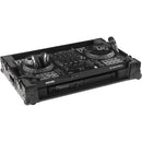 Odyssey Black Label DDJ-FLX10 Flight Case with Corner Wheels (All Black)