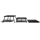 MyStage Portable Stage Kit with White Satin Skirt (4 x 4')