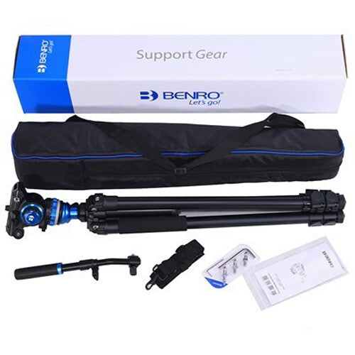 Benro A3573F Aluminum Tripod with S6Pro Fluid Video Head