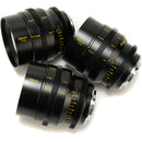 Mitakon Zhongyi Speedmaster S35 20, 35 & 50mm T1 Cine 3-Lens Bundle (Sony E)