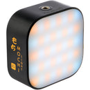 Genaray Mochi On-Camera Mini RGB Light Panel with Mini Tripod (Black, 2-Light Kit)
