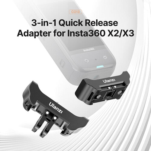 Ulanzi 3-in-1 Quick Release Adapter for Insta360 X3/X2