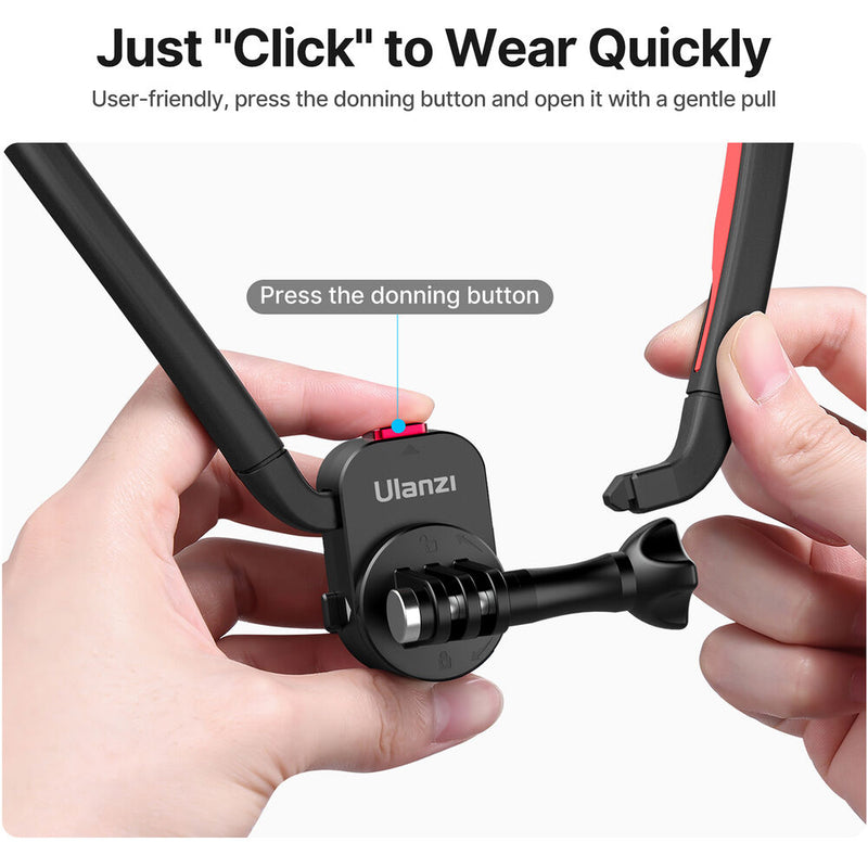 Ulanzi Go-Quick II Magnetic Quick Release Neck Mount for GoPro/Action Camera