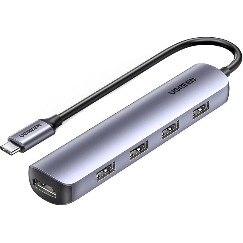 UGREEN 5-in-1 USB-C Hub (Silver)