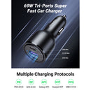 UGREEN 69W 3-Port USB Car Charger