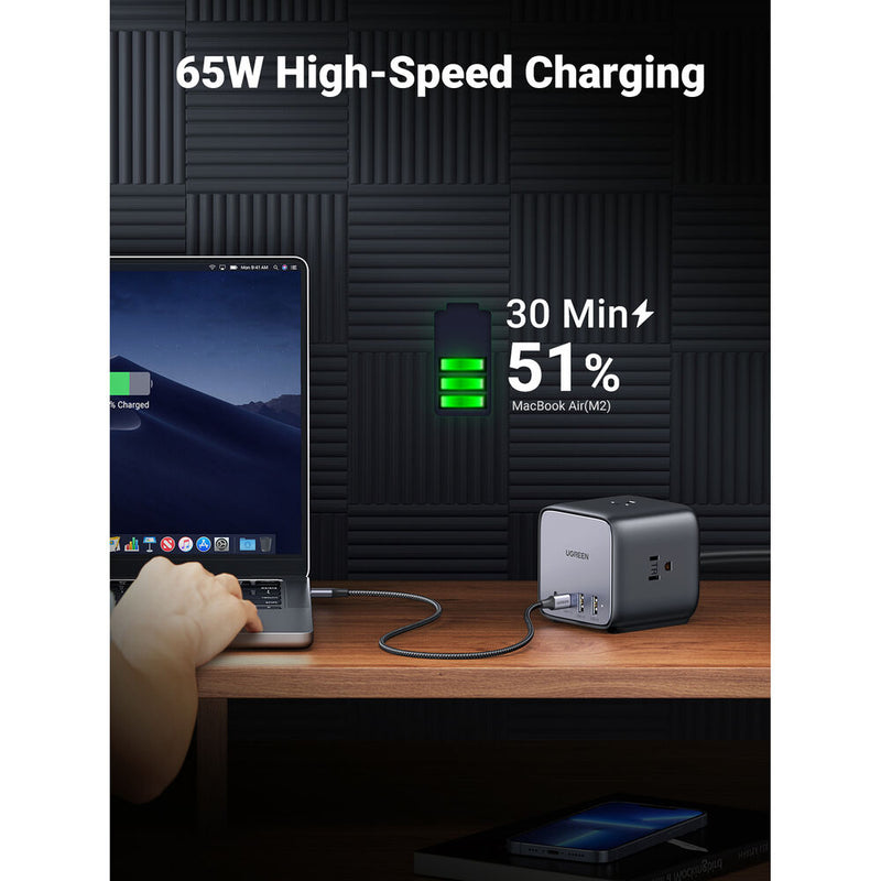 UGREEN 65W USB-C GaN 7-in-1 Desktop Charging Station
