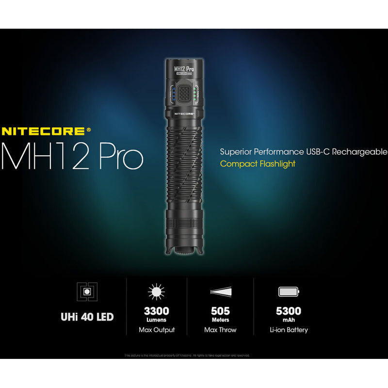 Nitecore MH12 Pro Rechargeable LED Flashlight