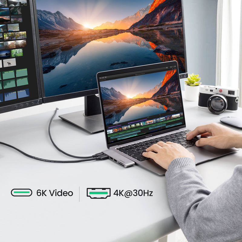 UGREEN 6-in-2 USB-C Hub